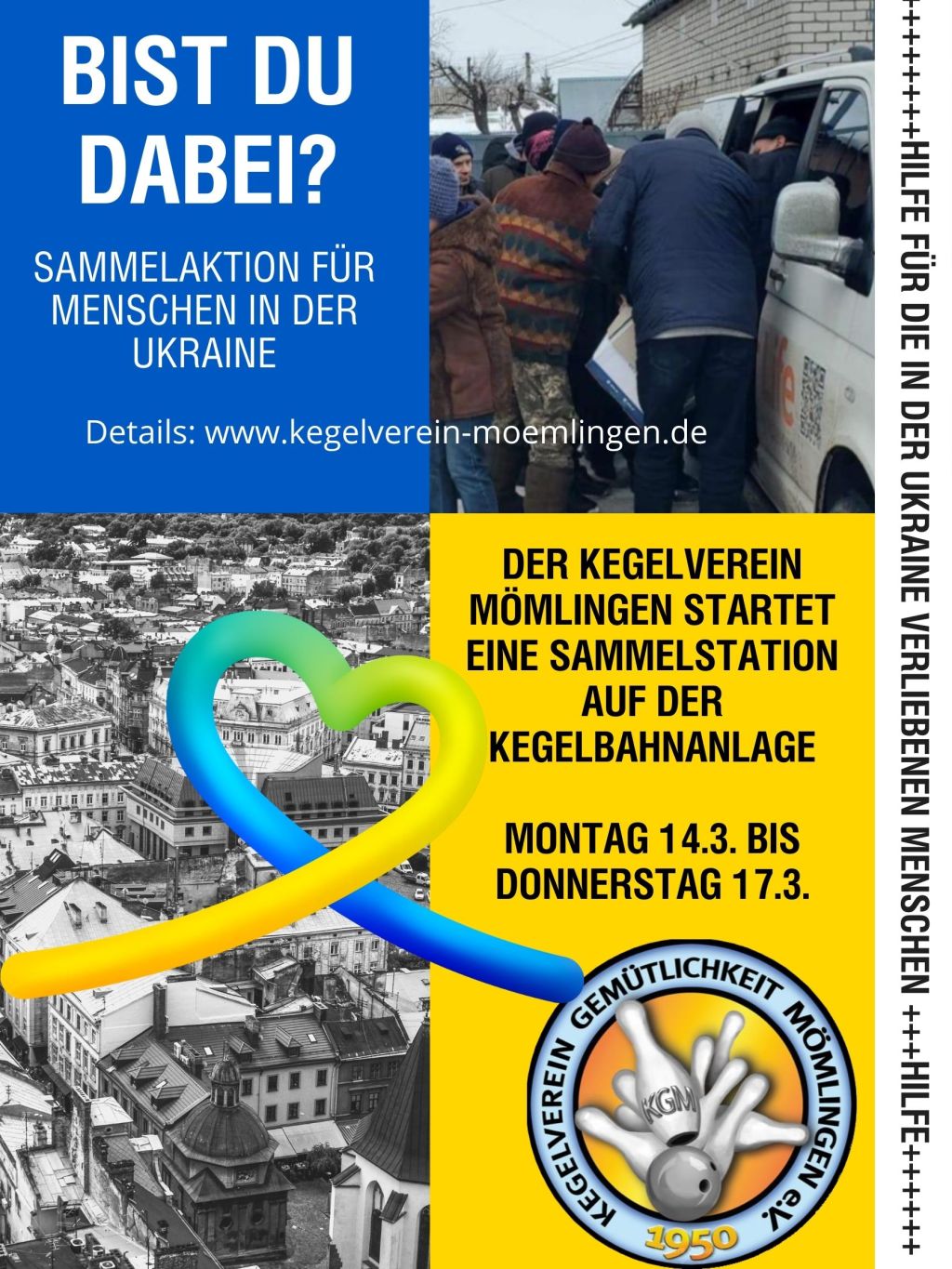 Bilder vom Hilfskonvoi: Der Kegelverein hilft der Ukraine… warst Du&nbsp;dabei?