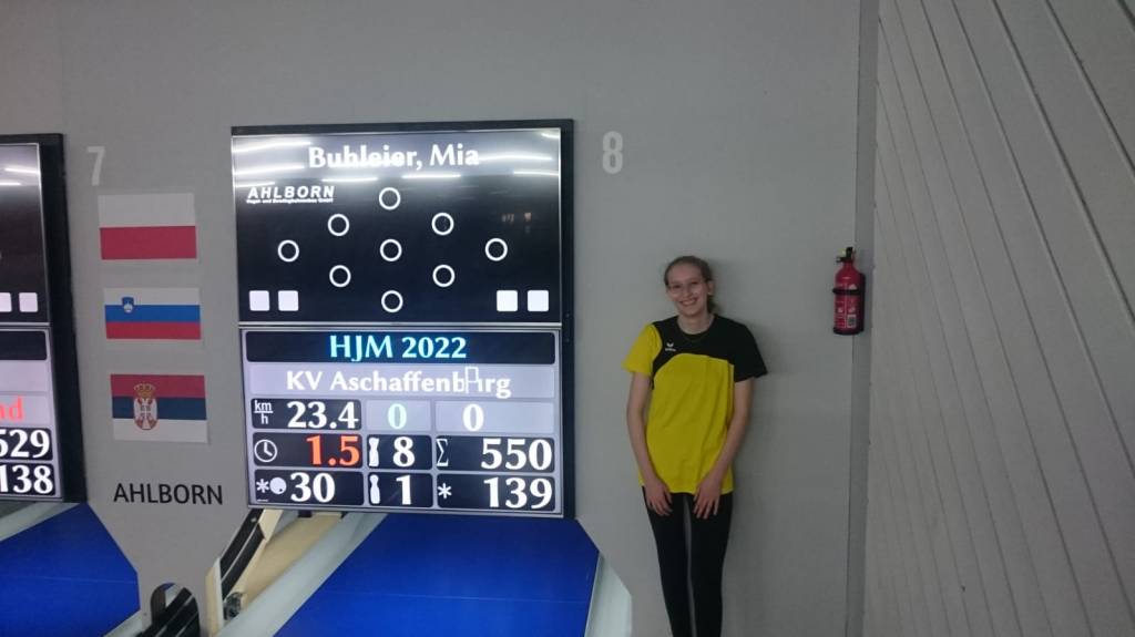 Mia Buhleier bei den Hessenjugendmeisterschaften in&nbsp;Lorsch