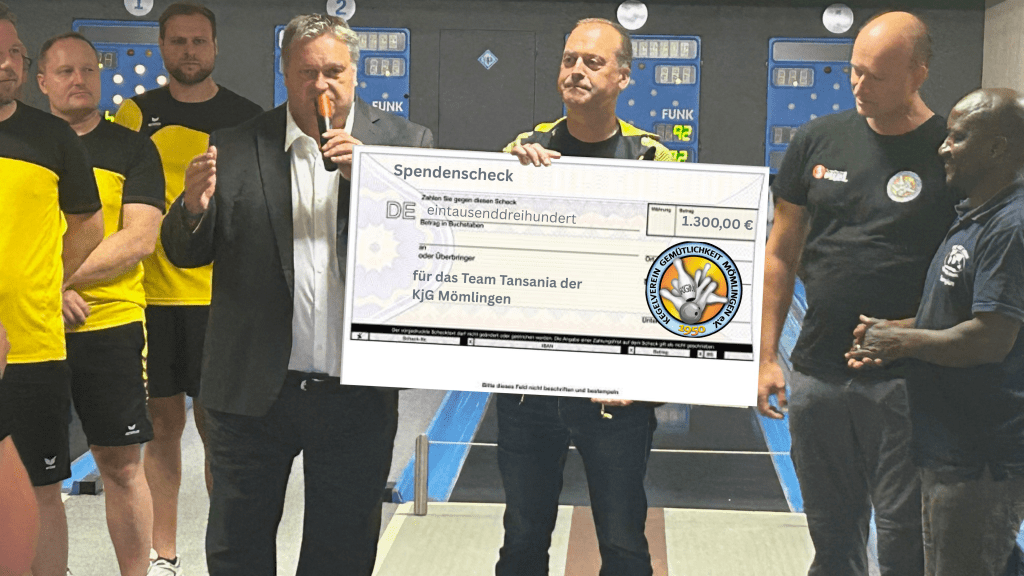 1300 € Spende übergeben
